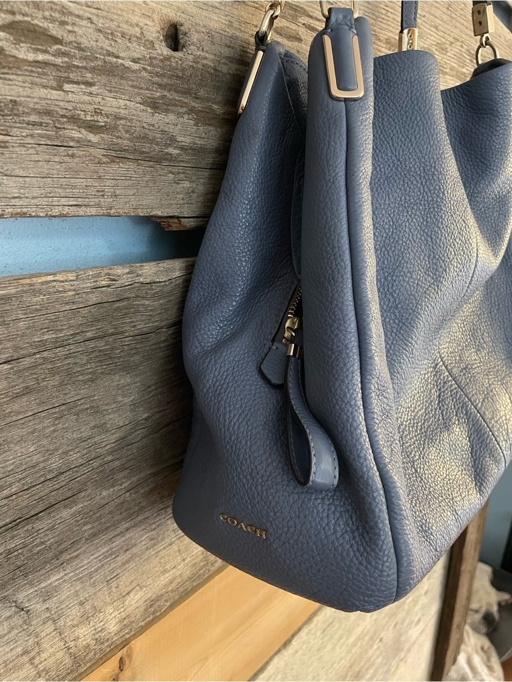 Coach Madison Phoebe Leather Shoulder Bag - Picture 4 of 11